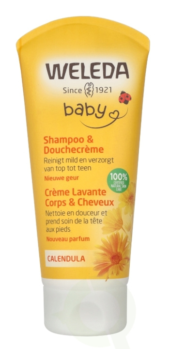 Weleda Baby Calendula Hair- & Body Shampoo 200 ml i gruppen SKØNHED & HELSE / Hudpleje / Kropspleje / Bad & brusecreme hos TP E-commerce Nordic AB (D18397)