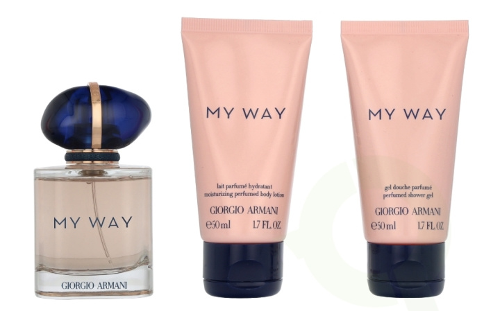 Armani My Way Giftset 150 ml Edp Spray 50ml/Body Lotion 50ml/Shower Gel 50ml i gruppen SKØNHED & HELSE / Gaveæske / Gaveæske til hende hos TP E-commerce Nordic AB (D18410)