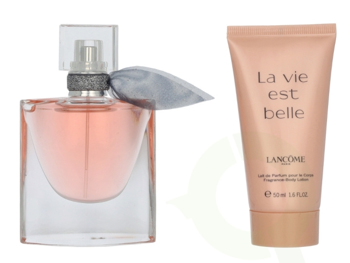 Lancome La Vie Est Belle Giftset 80 ml Edp Spray 30ml/Body Lotion 50ml i gruppen SKØNHED & HELSE / Duft & Parfume / Parfume / Parfume til hende hos TP E-commerce Nordic AB (D18413)