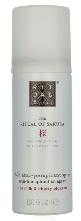 Rituals Sakura 24H Anti-Perspirant Spray 50 ml Rice Milk & Cherry Blossom i gruppen SKØNHED & HELSE / Duft & Parfume / Deodorant / Deo for hende hos TP E-commerce Nordic AB (D18416)