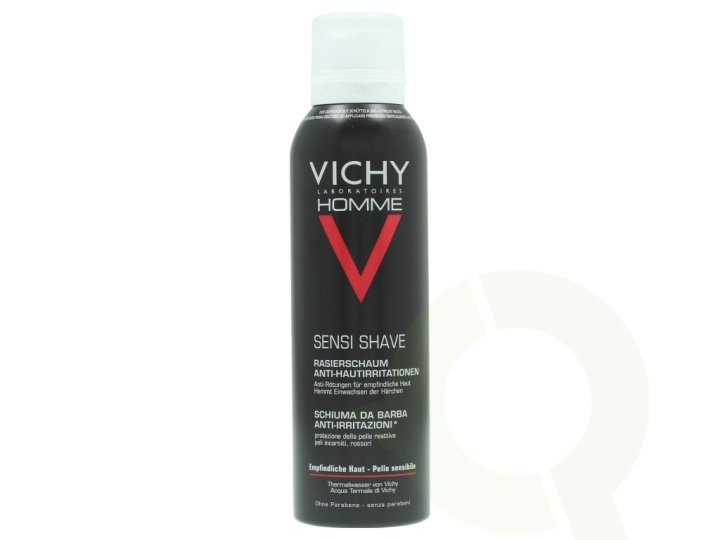 Vichy Homme Anti Irritation Shaving Foam 200 ml Sensitive Skin i gruppen SKØNHED & HELSE / Hår og styling / Barbering og trimning / Barberskraber og tilbehør hos TP E-commerce Nordic AB (D18426)