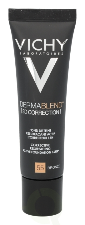 Vichy Dermablend 3D Correction SPF25 30 ml #55 Bronze i gruppen SKØNHED & HELSE / Makeup / Makeup ansigt / Foundation hos TP E-commerce Nordic AB (D18436)