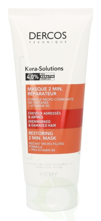 Vichy Dercos Kera-Solutions Restoring 2 Min. Mask 200 ml Sensitive Scalp i gruppen SKØNHED & HELSE / Hår og styling / Hårpleje / Hårmaske hos TP E-commerce Nordic AB (D18448)