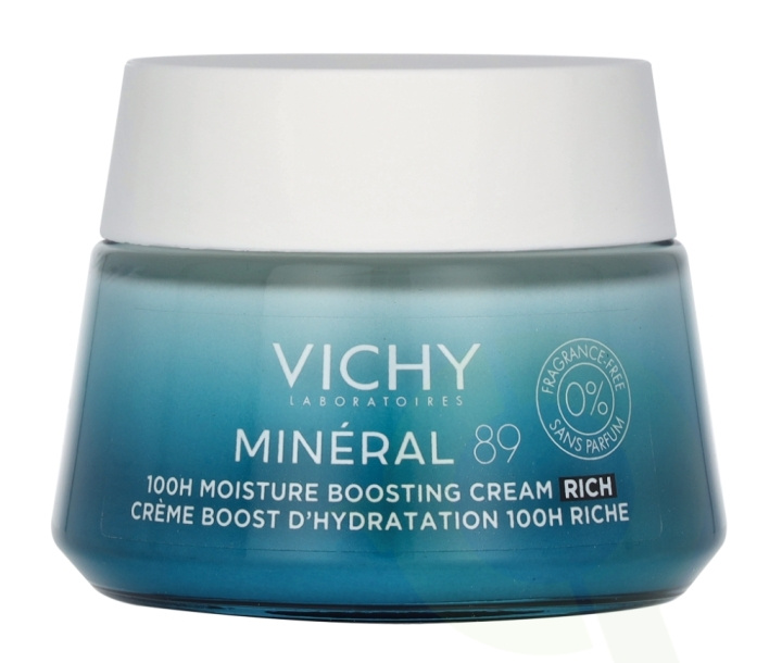 Vichy Mineral 89 100H Moisture Boosting Cream - Rich 50 ml i gruppen SKØNHED & HELSE / Hudpleje / Ansigt / Dagcreme hos TP E-commerce Nordic AB (D18457)