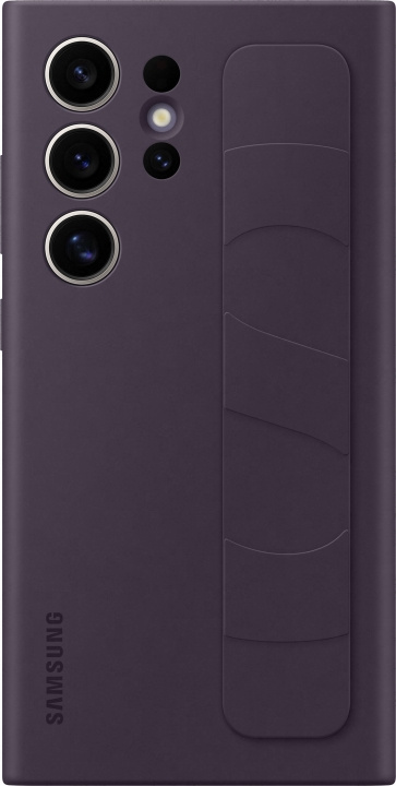 Samsung Galaxy S24 Ultra Standing Grip Case, mørk lilla i gruppen SMARTPHONES & TABLETS / Mobil Beskyttelse / Samsung hos TP E-commerce Nordic AB (D18498)