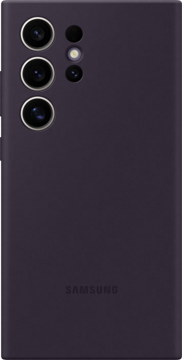 Samsung Galaxy S24 Ultra silikoneetui, mørk lilla i gruppen SMARTPHONES & TABLETS / Mobil Beskyttelse / Samsung hos TP E-commerce Nordic AB (D18500)