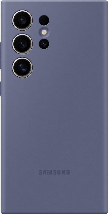 Samsung Galaxy S24 Ultra silikoneetui, lilla i gruppen SMARTPHONES & TABLETS / Mobil Beskyttelse / Samsung hos TP E-commerce Nordic AB (D18560)