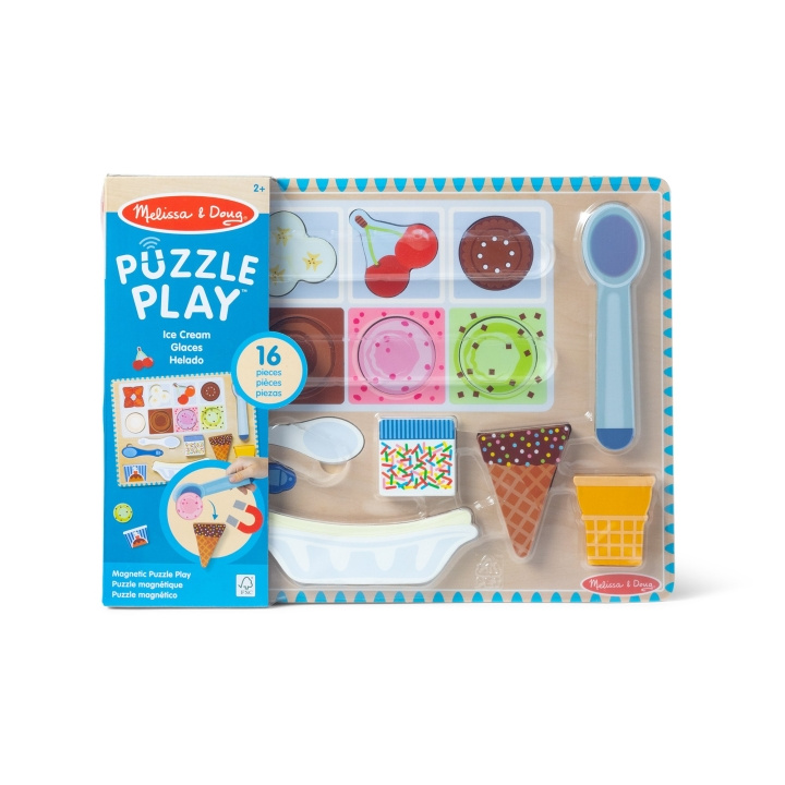 Melissa & Doug Magnetisk puslespil af træ med is (31006) i gruppen LEGETØJ, BØRN & BABY / Legetøj / børns puslespil hos TP E-commerce Nordic AB (D18644)