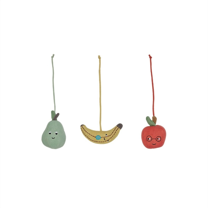 OYOY Mini Yummy Play Gym Toy - gul / rød / grøn (M107667) i gruppen LEGETØJ, BØRN & BABY / Legetøj / Figurer, miniaturer og tilbehør hos TP E-commerce Nordic AB (D18693)