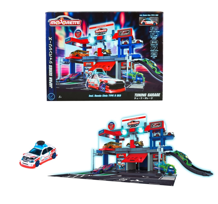 Majorette Japan Series Tuning Garage (212051033) i gruppen LEGETØJ, BØRN & BABY / Legetøj / Legesæt hos TP E-commerce Nordic AB (D18718)