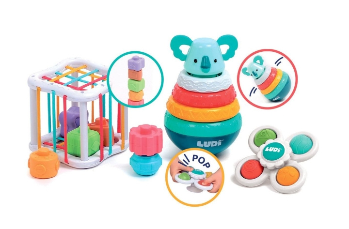 LUDI Manipulationsæske med tilbehør - LU30125 i gruppen LEGETØJ, BØRN & BABY / Legetøj / Legesæt hos TP E-commerce Nordic AB (D18731)