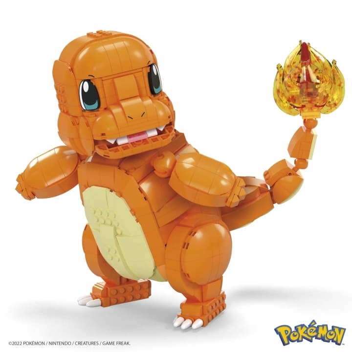 Mega Bloks MEGA - Pokémon Build & Show - Jumbo Charmander (HHL13) i gruppen LEGETØJ, BØRN & BABY / Legetøj / Bygge legesager / Klodser hos TP E-commerce Nordic AB (D18742)