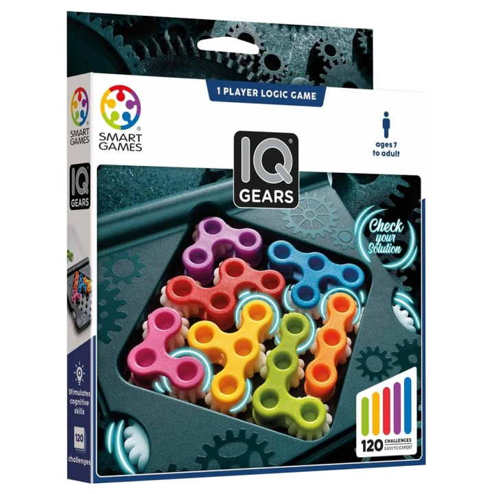 Smart Games IQ Gears (Nordisk) (SG2569) i gruppen LEGETØJ, BØRN & BABY / Spil / Brætspil hos TP E-commerce Nordic AB (D18756)