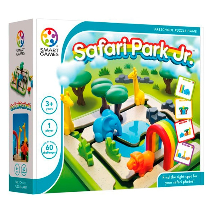 Smart Games Safari Park Jr (Nordisk) (SG2499) i gruppen LEGETØJ, BØRN & BABY / Spil / Brætspil hos TP E-commerce Nordic AB (D18757)