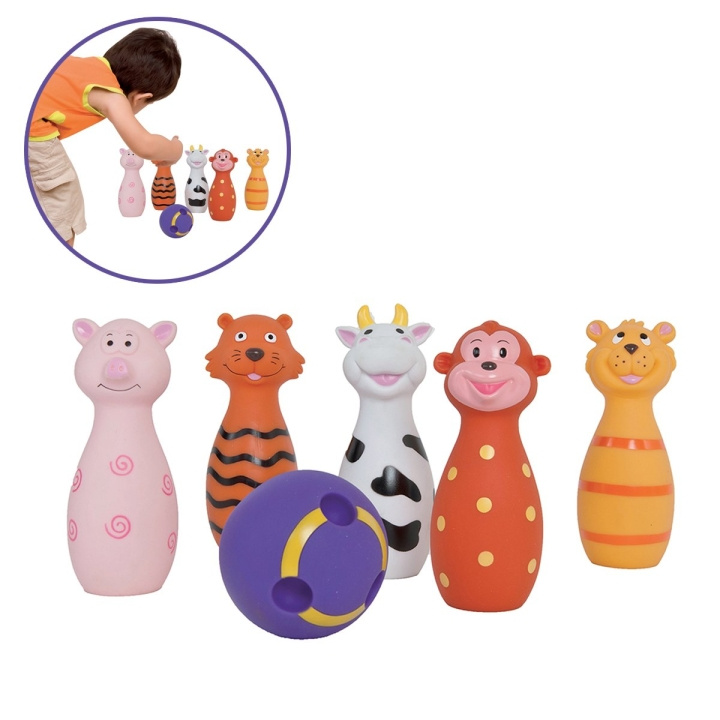 LUDI Baby bowling, Dyr (3455) i gruppen LEGETØJ, BØRN & BABY / Udeleg & Sport / Sport og spil hos TP E-commerce Nordic AB (D18770)