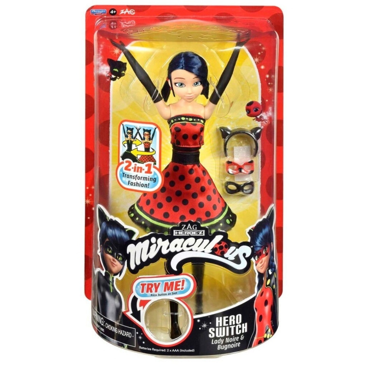 Miraculous Fashion Hero Switch Doll 26 cm (60-50414) i gruppen LEGETØJ, BØRN & BABY / Legetøj / Docks og tilbehør hos TP E-commerce Nordic AB (D18781)