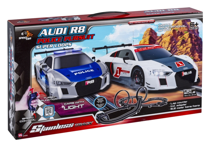 Speed Car Audi Police Chase 1:64 (41515) i gruppen LEGETØJ, BØRN & BABY / Legetøj / Legetøjsbiler hos TP E-commerce Nordic AB (D18809)