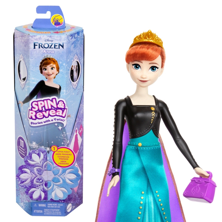 Mattel Frozen - Anna Spin & Reveal (HXD27) i gruppen LEGETØJ, BØRN & BABY / Legetøj / Docks og tilbehør hos TP E-commerce Nordic AB (D18813)