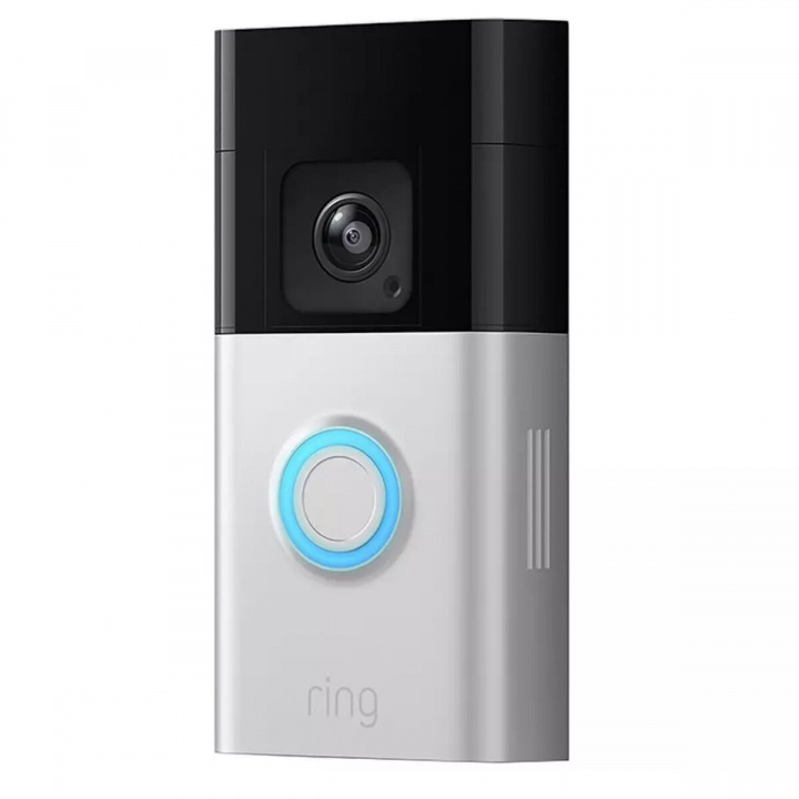 Ring Batteri Video Dørklokke Pro Satin Nikkel i gruppen HJEM, HUS & HAVE / Alarm, Sikkerhed & Overvågning / Dørklokker hos TP E-commerce Nordic AB (D18822)