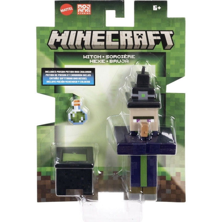 MINECRAFT Biome Builds - 8 cm - Heks (JCN32) i gruppen LEGETØJ, BØRN & BABY / Legetøj / Figurer, miniaturer og tilbehør hos TP E-commerce Nordic AB (D18836)