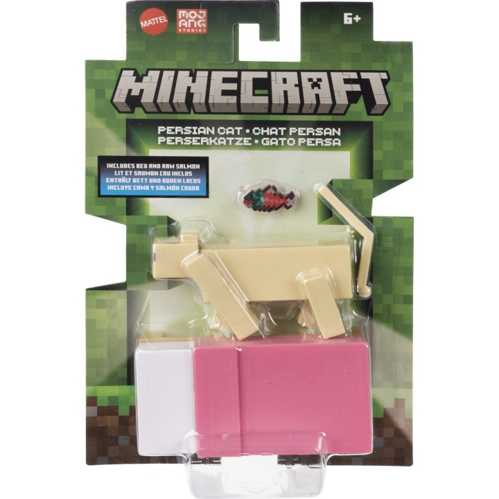MINECRAFT Biome Builds - 8 cm - Persisk kat (JCN30) i gruppen LEGETØJ, BØRN & BABY / Legetøj / Figurer, miniaturer og tilbehør hos TP E-commerce Nordic AB (D18839)