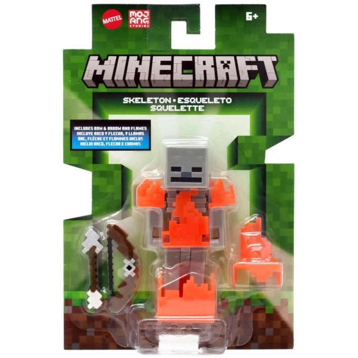 MINECRAFT Biome Builds - 8 cm - Skelet (JCN31) i gruppen LEGETØJ, BØRN & BABY / Legetøj / Figurer, miniaturer og tilbehør hos TP E-commerce Nordic AB (D18840)