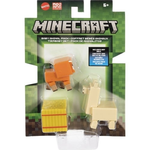 MINECRAFT Biome Builds - 8 cm - Pakke med babydyr (JCN33) i gruppen LEGETØJ, BØRN & BABY / Legetøj / Figurer, miniaturer og tilbehør hos TP E-commerce Nordic AB (D18841)