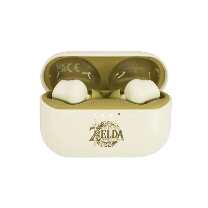 OTL TWS The Legend of Zelda: Tears of the Kingdom (hvid) i gruppen HJEMMEELEKTRONIK / Lyd & billede / Hovedtelefoner & Tilbehør / Hovedtelefoner hos TP E-commerce Nordic AB (D18848)
