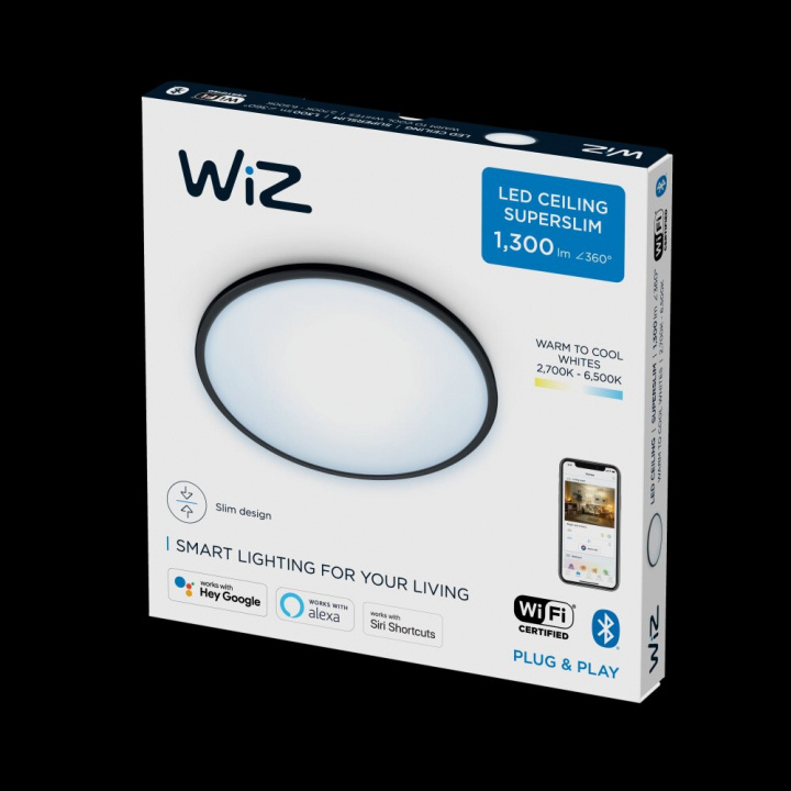 WiZ SuperSlim WiZ Loft 14W B RD 27-65K TW i gruppen HJEMMEELEKTRONIK / Lys / Loftslamper hos TP E-commerce Nordic AB (D18849)