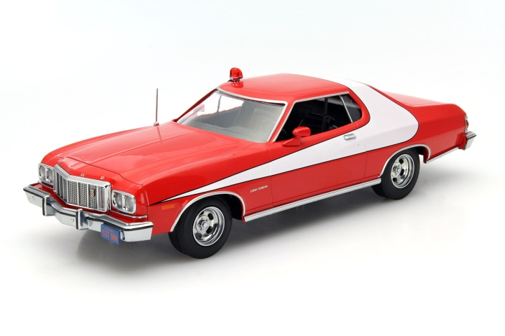 Greenlight Collectibles 1/18 Starsky og Hutch - 1976 Ford Gran Torino i gruppen SPORT, FRITID & HOBBY / Hobby / Plastik modeller / Biler hos TP E-commerce Nordic AB (D18864)