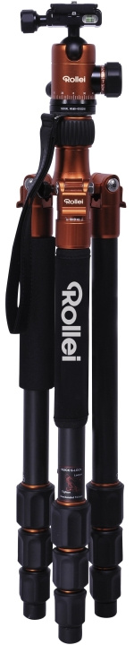 Rollei C5i Aluminium Orange i gruppen HJEMMEELEKTRONIK / Foto og video / Fotografi udstyr / Stativer hos TP E-commerce Nordic AB (D18903)