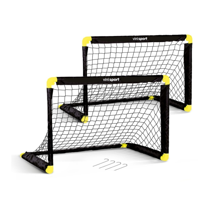 Vini Sport 2 x foldbart fodboldmål (24406) i gruppen LEGETØJ, BØRN & BABY / Udeleg & Sport / Sport og spil hos TP E-commerce Nordic AB (D18929)