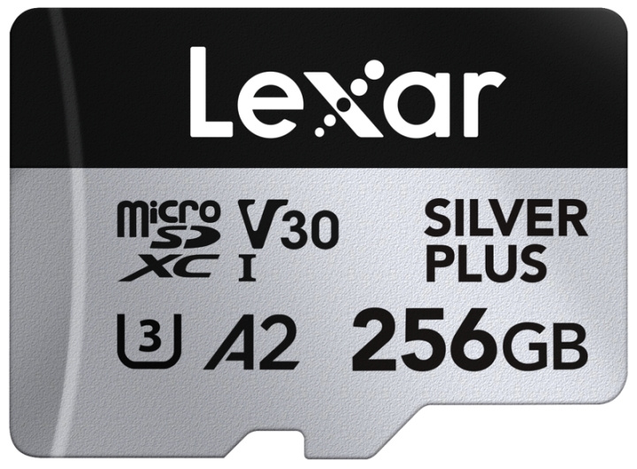 Lexar microSDXC Professional SILVER Plus UHS-I/U3/A2/4K R205/W150 (V30) - 256GB i gruppen HJEMMEELEKTRONIK / Lagringsmedier / Hukommelseskort / SD/SDHC/SDXC hos TP E-commerce Nordic AB (D18931)
