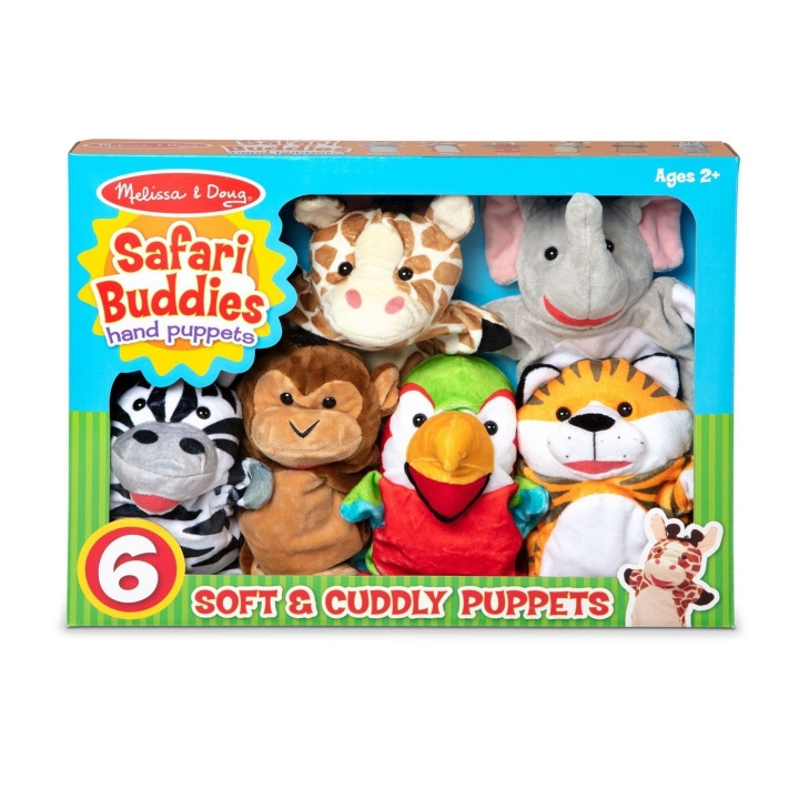 Melissa and Doug Melissa & Doug - Safari Buddies hånddukker (19118) i gruppen LEGETØJ, BØRN & BABY / Legetøj / Docks og tilbehør hos TP E-commerce Nordic AB (D18950)