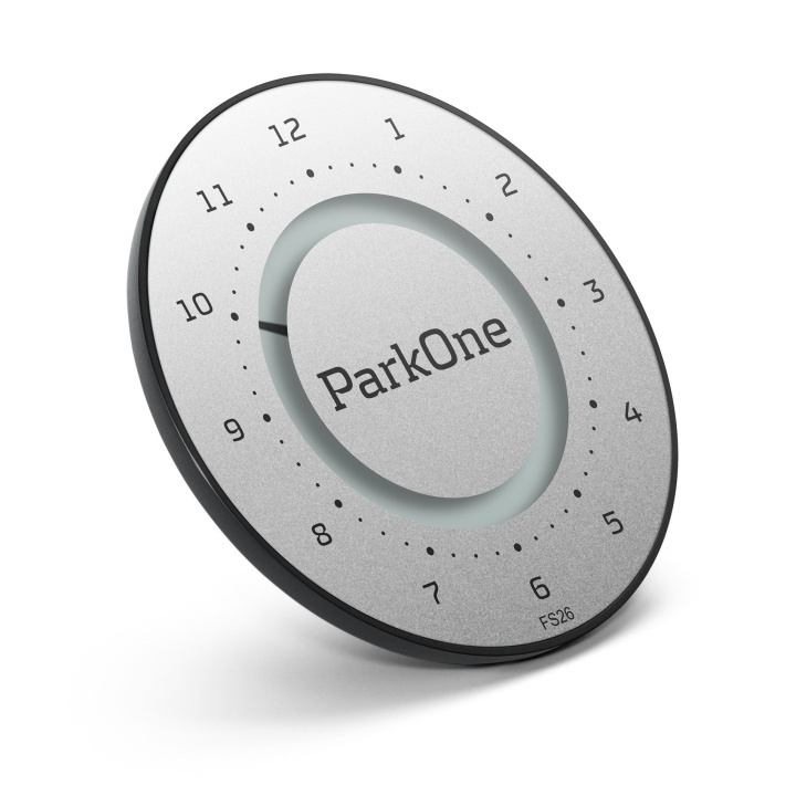 ParkOne 2 - Elektronisk parkeringsskive i titansølv i gruppen SPORT, FRITID & HOBBY / Sjove gadgets / Smarte løsninger hos TP E-commerce Nordic AB (D18976)