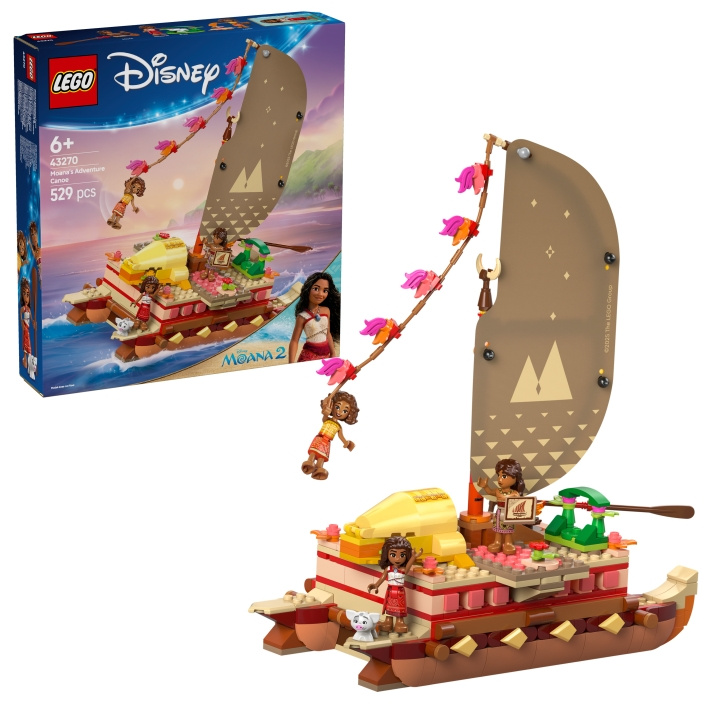 LEGO Disney Princess - Moanas eventyrlige kano (43270) i gruppen LEGETØJ, BØRN & BABY / Legetøj / Bygge legesager / Lego hos TP E-commerce Nordic AB (D19021)