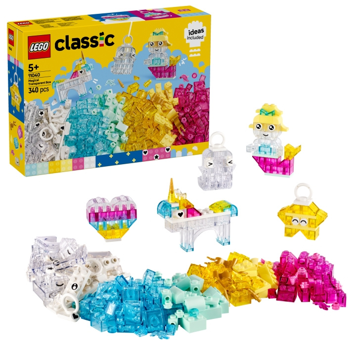 LEGO LEGO Klassisk - Magisk gennemsigtig æske (11040) i gruppen LEGETØJ, BØRN & BABY / Legetøj / Bygge legesager / Lego hos TP E-commerce Nordic AB (D19035)