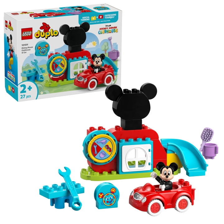 LEGO DUPLO Disney TM - Mickey Mouse klubhus og bil (10454) i gruppen LEGETØJ, BØRN & BABY / Legetøj / Bygge legesager / Lego hos TP E-commerce Nordic AB (D19038)