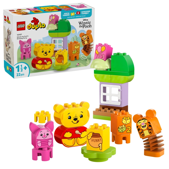LEGO DUPLO Disney TM - Winnie the Poohs fødselsdagsfest (10457) i gruppen LEGETØJ, BØRN & BABY / Legetøj / Bygge legesager / Lego hos TP E-commerce Nordic AB (D19039)