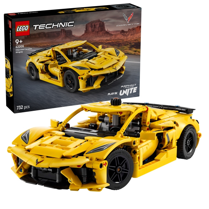 LEGO Technic - Chevrolet Corvette Stingray (42205) i gruppen LEGETØJ, BØRN & BABY / Legetøj / Bygge legesager / Lego hos TP E-commerce Nordic AB (D19042)