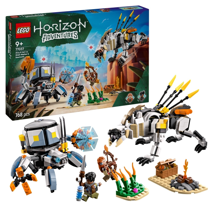 LEGO Horizon - Aloy & Varl vs. Shell-Walker & Sawtooth (77037) i gruppen LEGETØJ, BØRN & BABY / Legetøj / Bygge legesager / Lego hos TP E-commerce Nordic AB (D19046)