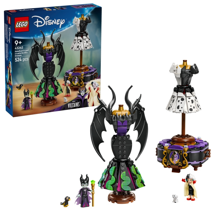LEGO Disney Classic - Maleficents og Cruella de Vils kjoler (43262) i gruppen LEGETØJ, BØRN & BABY / Legetøj / Bygge legesager / Lego hos TP E-commerce Nordic AB (D19047)