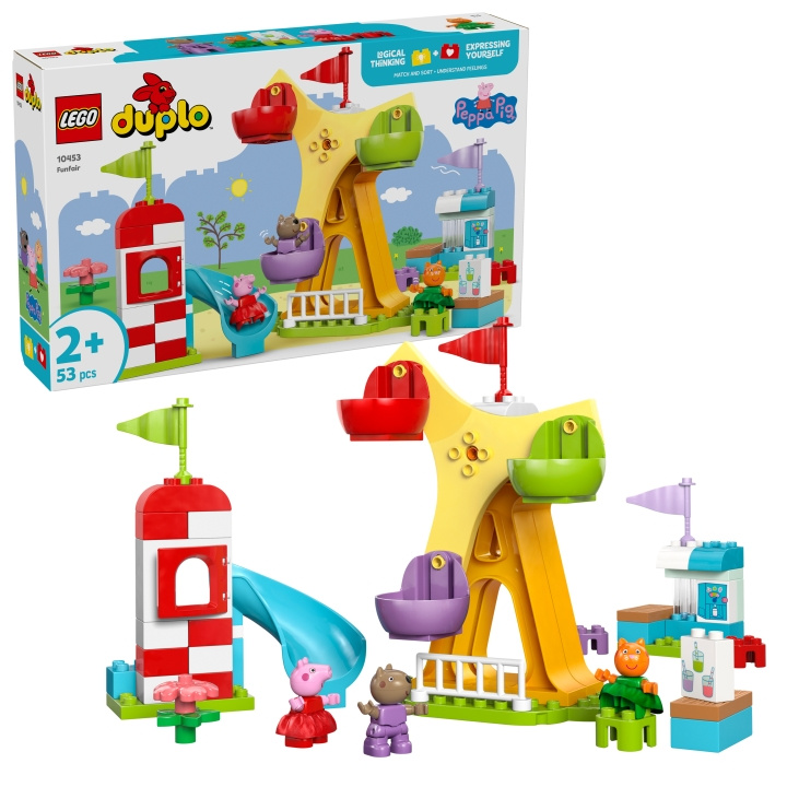 LEGO DUPLO Peppa Pig - Tivoli (10453) i gruppen LEGETØJ, BØRN & BABY / Legetøj / Bygge legesager / Lego hos TP E-commerce Nordic AB (D19052)