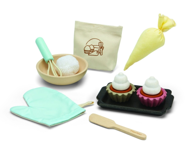 PlanToys Cupcake-sæt (3626) i gruppen LEGETØJ, BØRN & BABY / Legetøj / Legesæt hos TP E-commerce Nordic AB (D19057)