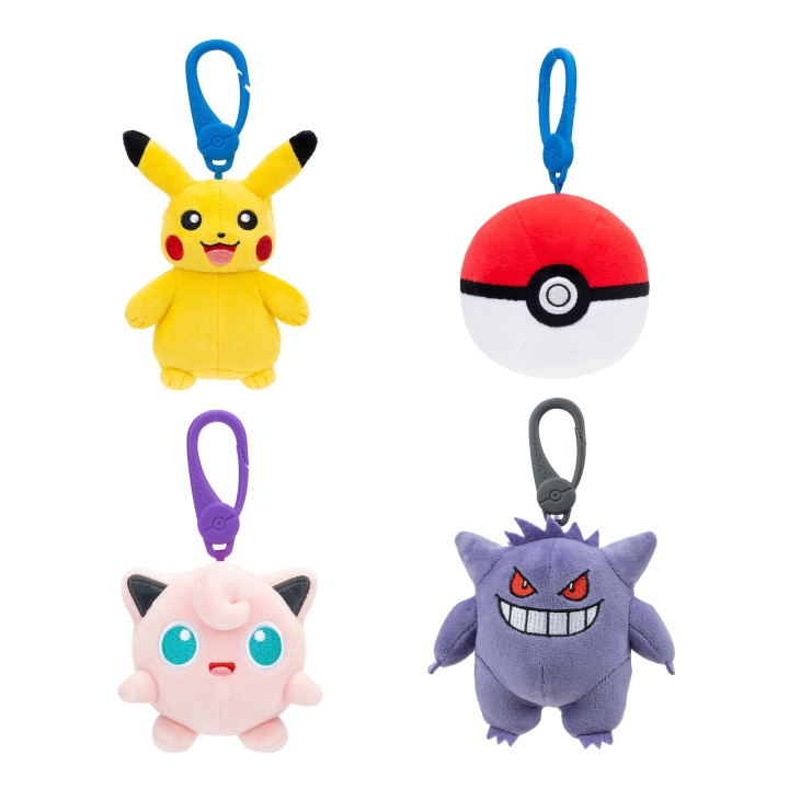 Pokémon Plys Clip On W12 Ass - (95177-12) i gruppen LEGETØJ, BØRN & BABY / Legetøj / Figurer, miniaturer og tilbehør hos TP E-commerce Nordic AB (D19062)