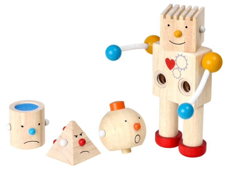 PlanToys Byg en robot - (PT-5183) i gruppen LEGETØJ, BØRN & BABY / Legetøj / Legesæt hos TP E-commerce Nordic AB (D19070)