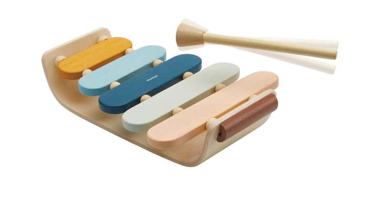 PlanToys Oval xylofon (PT-6441) i gruppen LEGETØJ, BØRN & BABY / Musik, sang og billede / Instrumenter hos TP E-commerce Nordic AB (D19072)