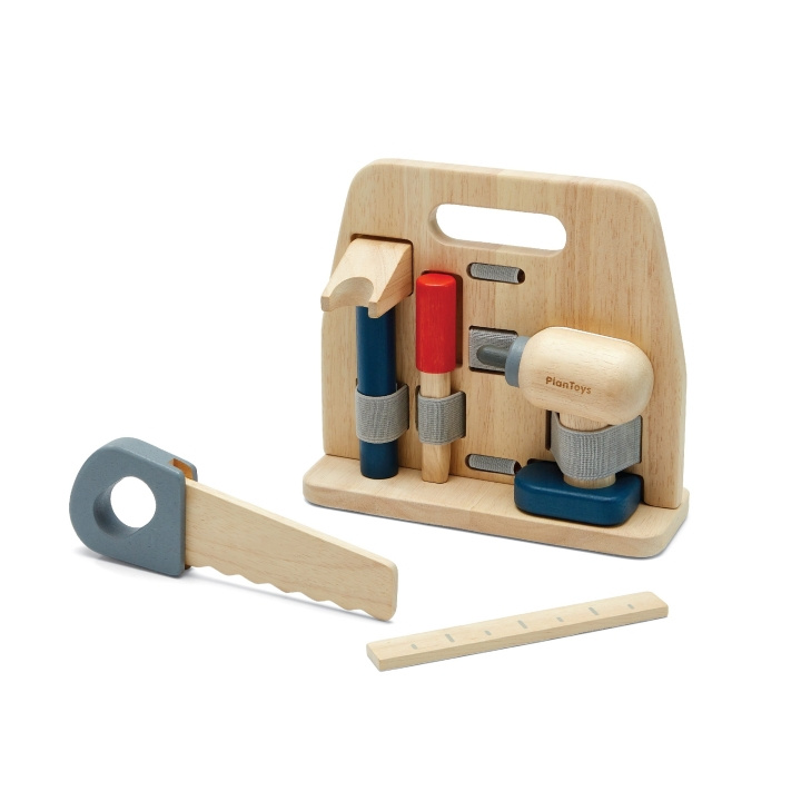 PlanToys Handy tømrersæt - flerfarvet - 36-60 m i gruppen LEGETØJ, BØRN & BABY / Legetøj / Legesæt hos TP E-commerce Nordic AB (D19073)