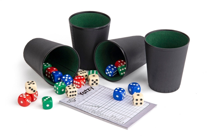 Vini Games Vini Game - Yatzy 4 pers. Sæt (31216) i gruppen LEGETØJ, BØRN & BABY / Spil / Brætspil hos TP E-commerce Nordic AB (D19077)