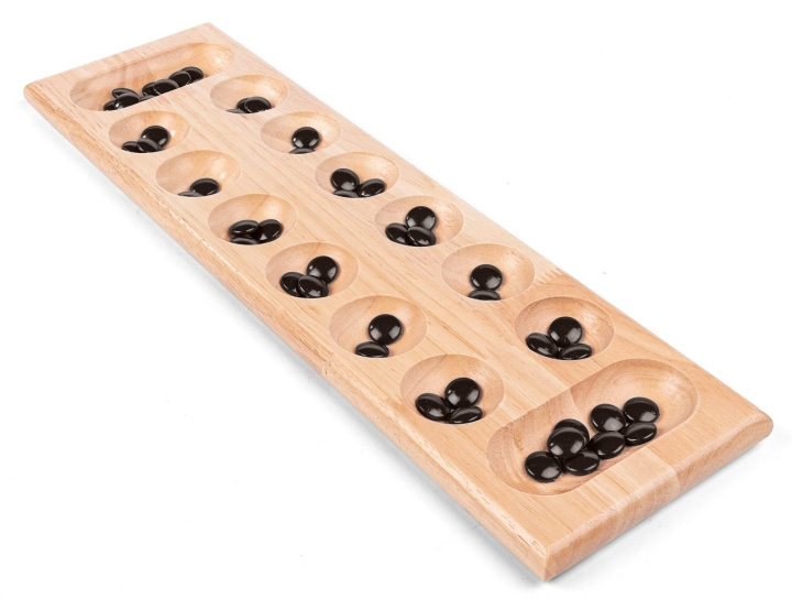 Vini Games Vini-spil - Kalaha i træ (31128) i gruppen LEGETØJ, BØRN & BABY / Spil / Brætspil hos TP E-commerce Nordic AB (D19078)